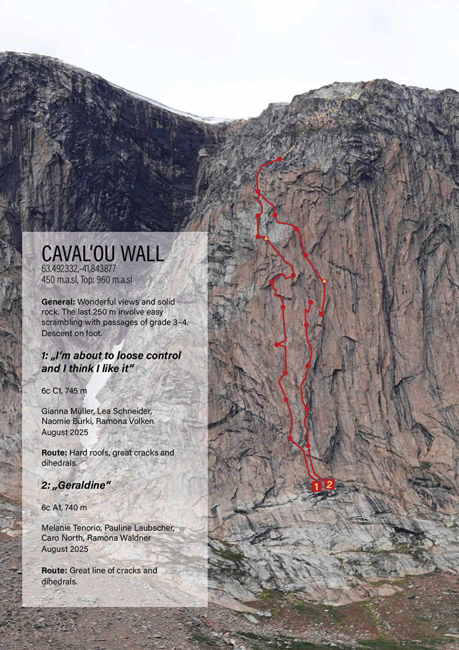 Eight German climbers have first ascented eight new routes in Graah Fjord and Skjoldungen Fjord, Greenland