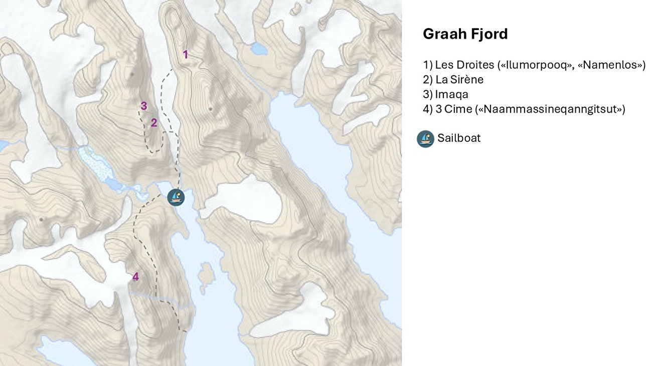 Eight German climbers have first ascented eight new routes in Graah Fjord and Skjoldungen Fjord, Greenland