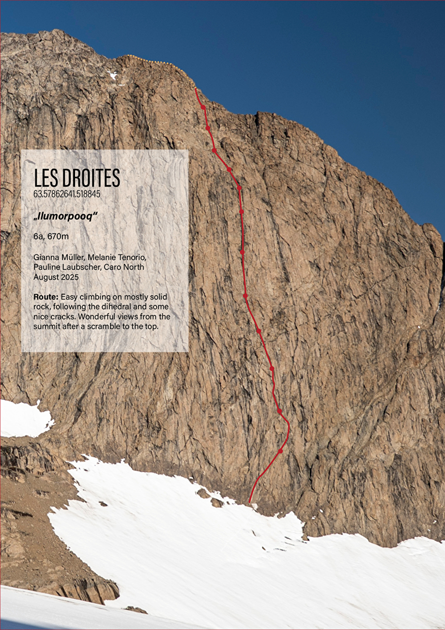 Eight German climbers have first ascented eight new routes in Graah Fjord and Skjoldungen Fjord, Greenland