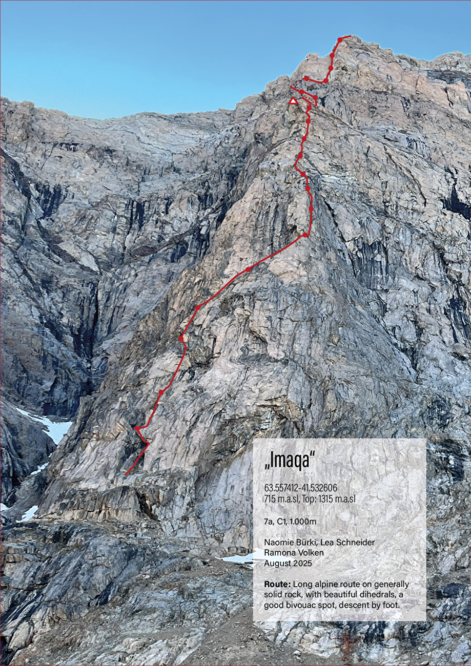 Eight German climbers have first ascented eight new routes in Graah Fjord and Skjoldungen Fjord, Greenland