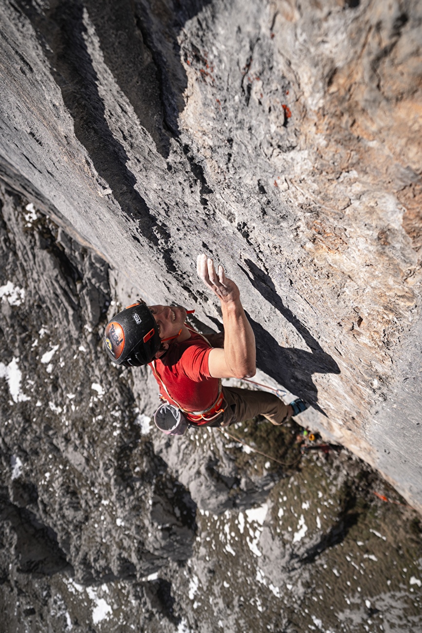 Silbergeier, IV Kirchlispitze, Rätikon, Alpi Svizzere, Alessandro Larcher