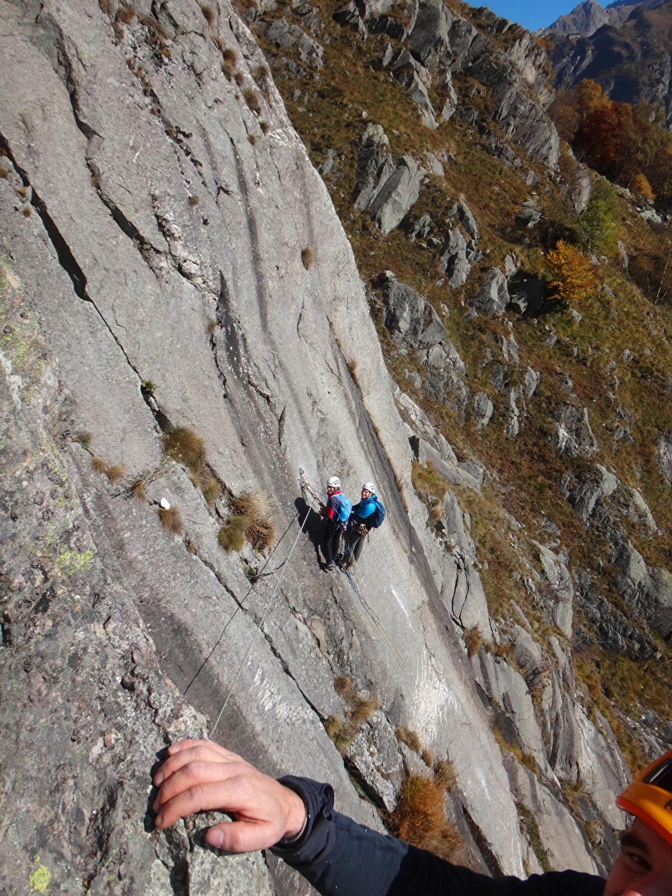 Pinnacolo di Maslana, Valbondione, Andrea Argo, Andrea Branchi, Beniamino Giori, Cristina Oldrati, Matteo Rivadossi