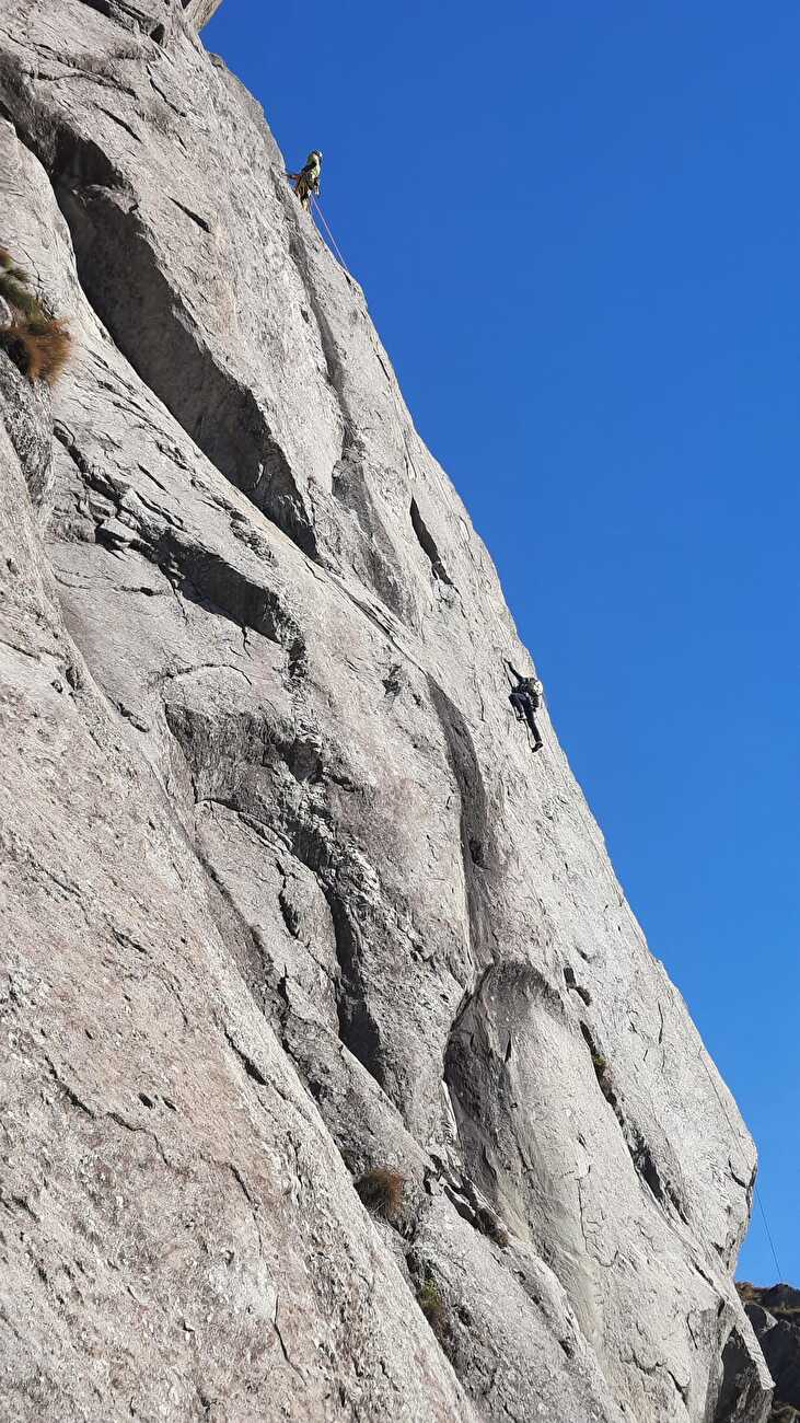 Pinnacolo di Maslana, Valbondione, Andrea Argo, Andrea Branchi, Beniamino Giori, Cristina Oldrati, Matteo Rivadossi