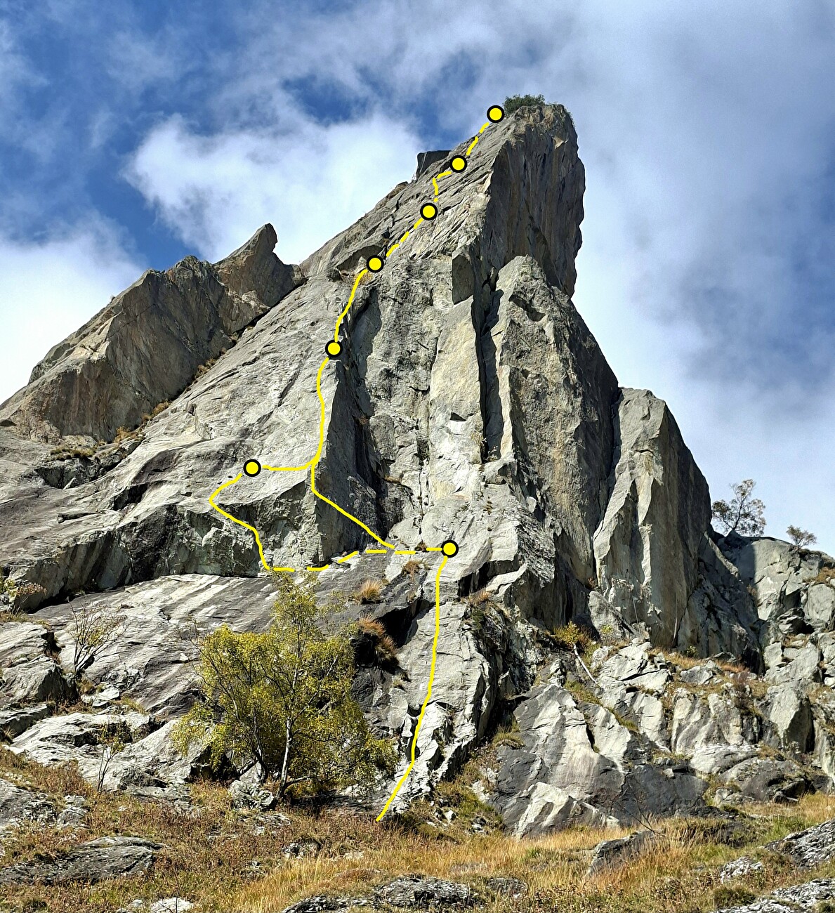 Pinnacolo di Maslana, Valbondione, Italy, Andrea Argo, Andrea Branchi, Beniamino Giori, Cristina Oldrati, Matteo Rivadossi