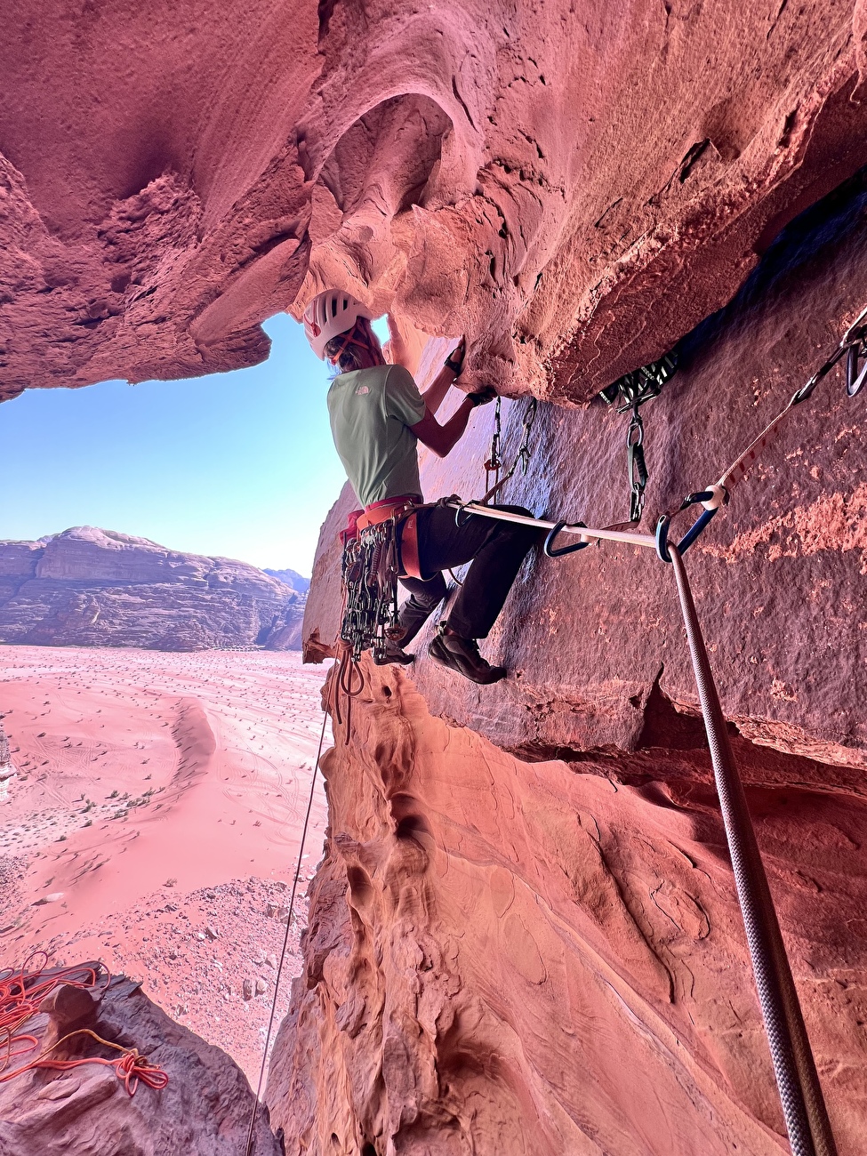 Wadi Rum, Jordan, Jebel Nassrani South, Nicole Berthod, Fay Manners
