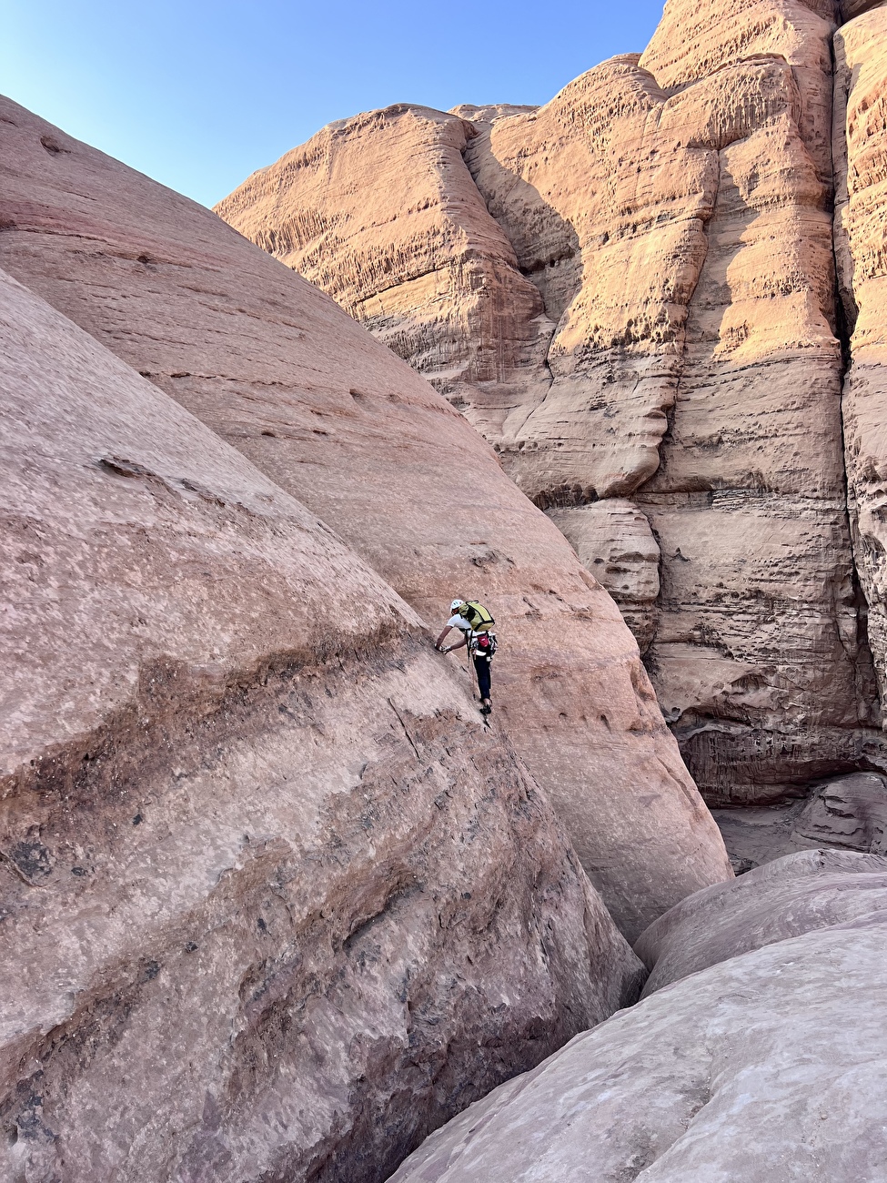Wadi Rum, Jordan, Jebel Nassrani South, Nicole Berthod, Fay Manners