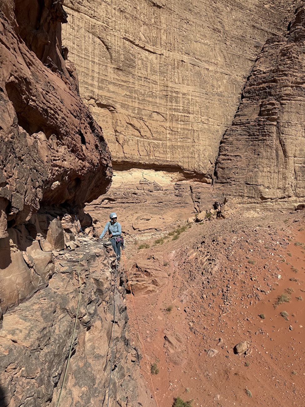 Wadi Rum, Jordan, Jebel Nassrani South, Nicole Berthod, Fay Manners