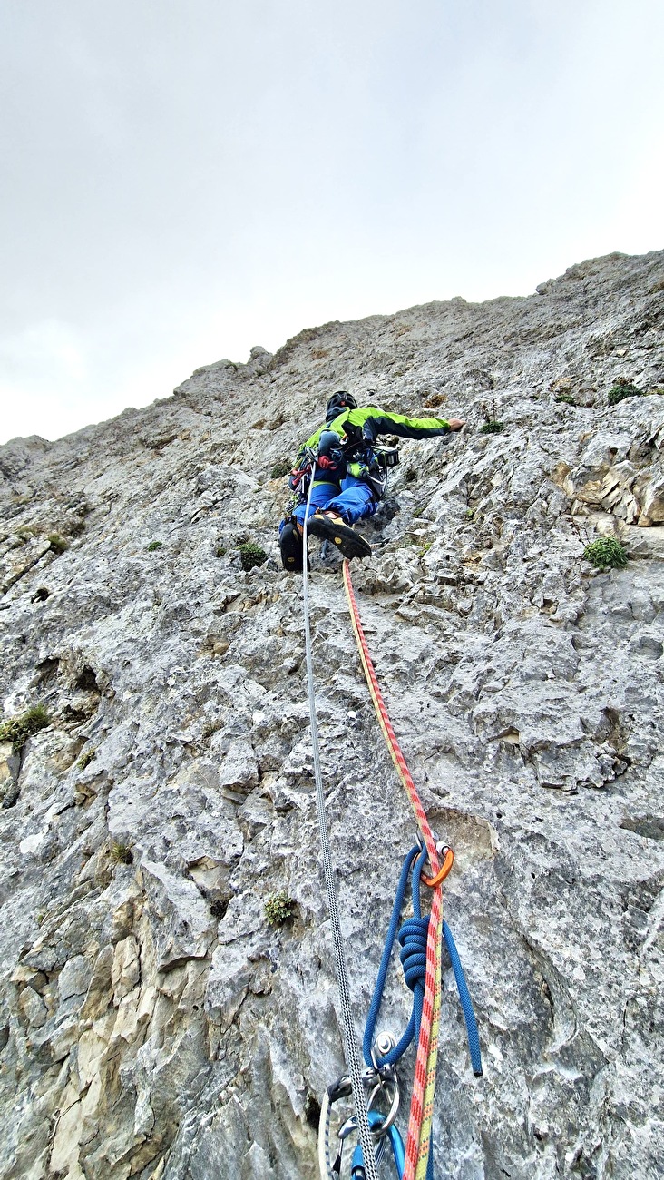 Scoglio della Sassetelli, Monti Reatini, Appennino Centrale, Pino Calandrella, Ginevra Calandrella