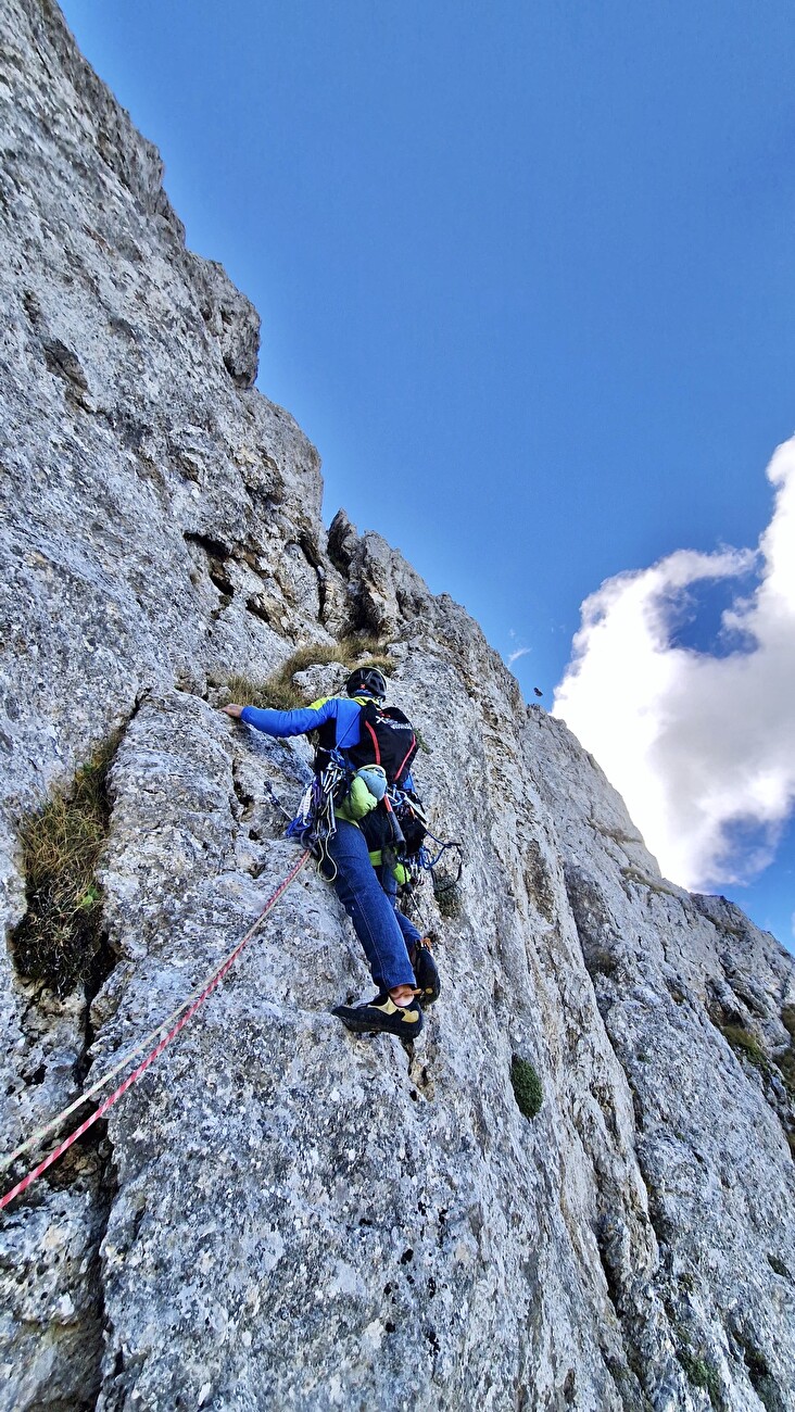 Scoglio della Sassetelli, Monti Reatini, Appennino Centrale, Pino Calandrella, Ginevra Calandrella