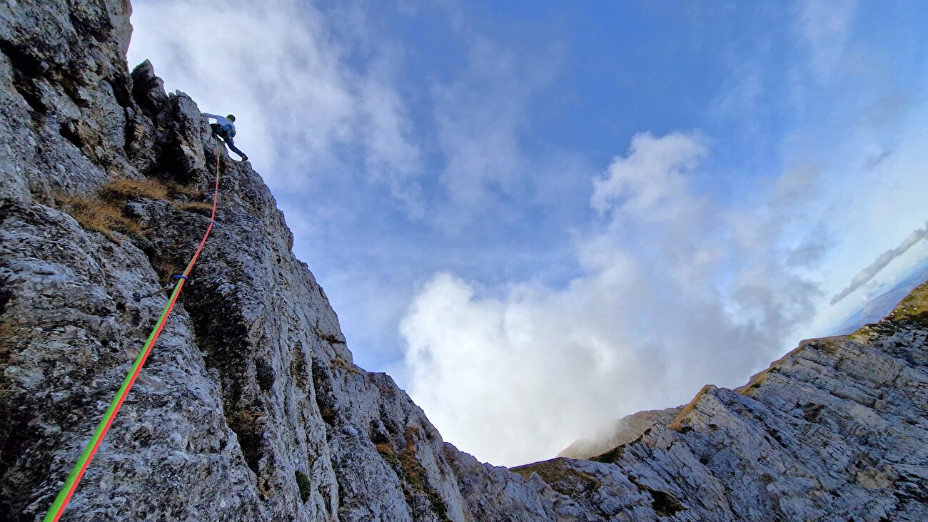 Scoglio della Sassetelli, Monti Reatini, Appennino Centrale, Pino Calandrella, Ginevra Calandrella