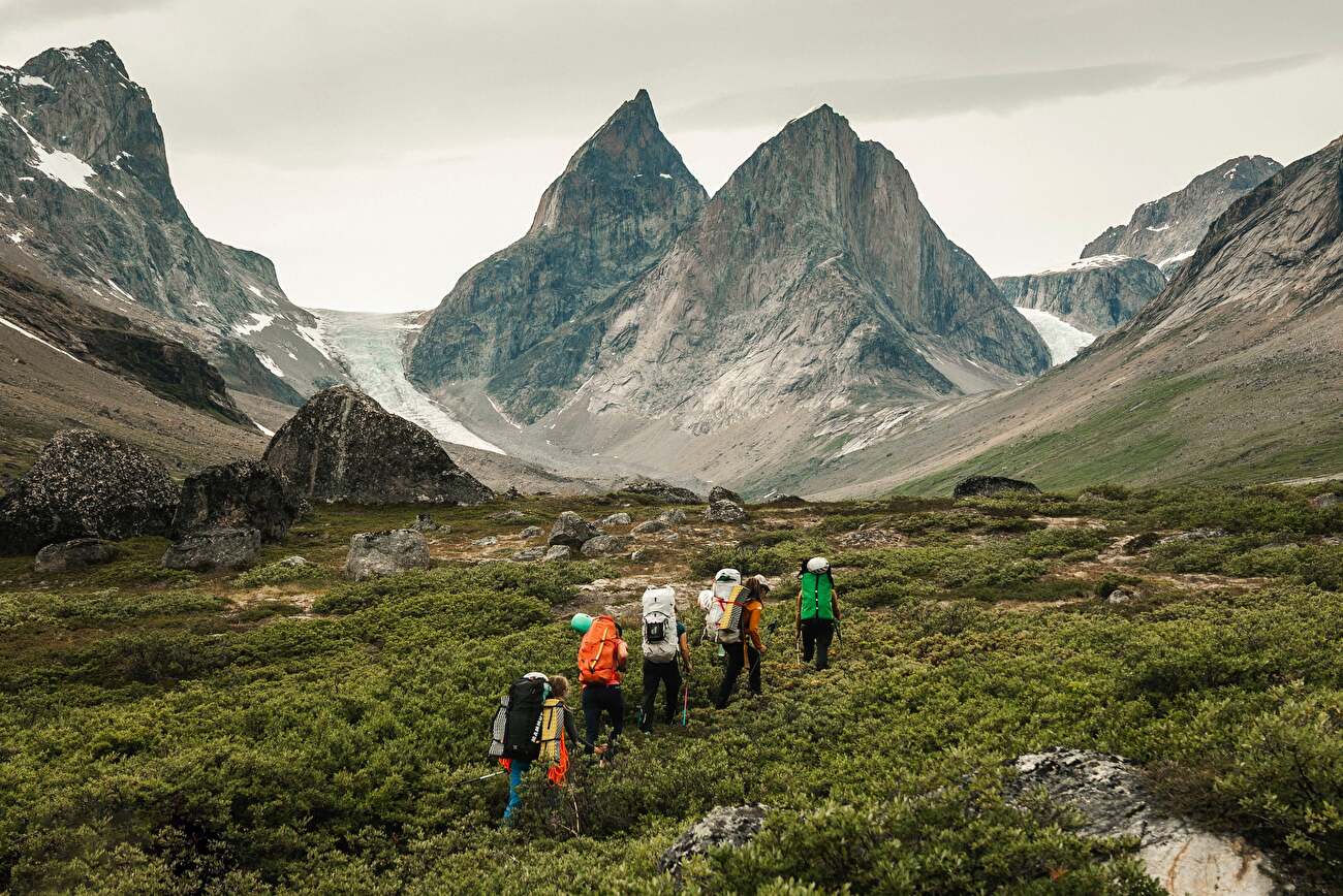 Greenland, Graah Fjord, Skjoldungen, Naomie Bürki, Pauline Laubscher, Gianna Müller, Caro North, Lea Schneider, Melanie Tenorio, Ramona Volken, Ramona Waldner