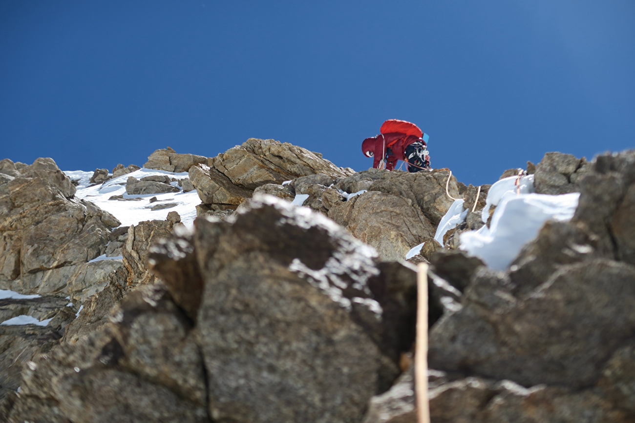 West Ridge of Gasherbrum III, Karakorum, Pakistan, Tom Livingstone, Aleš Česen