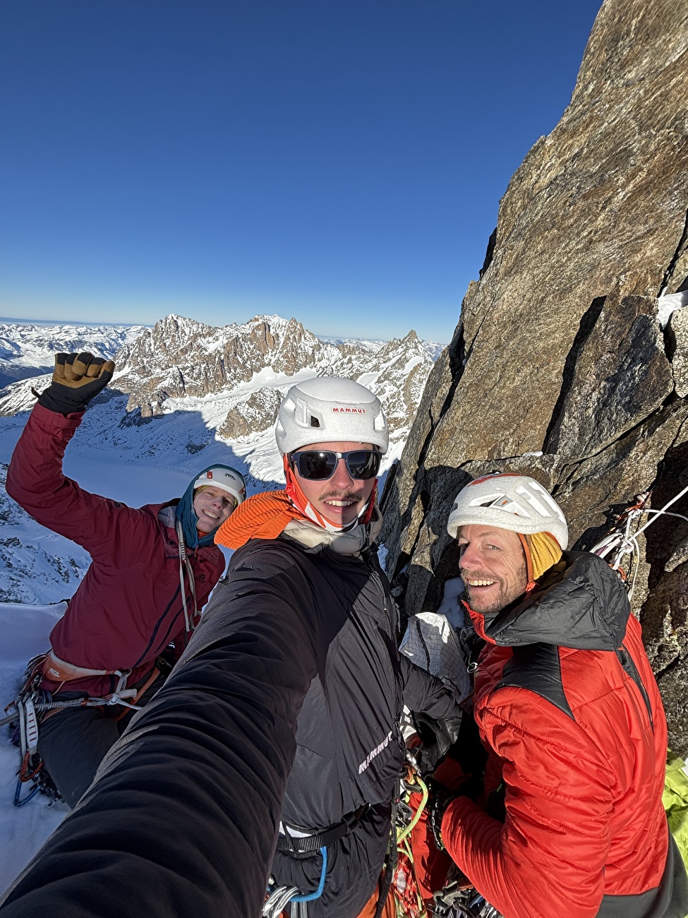 Aiguille de Triolet, Tom Livingstone, Filippo Sala, Silvan Schüpbach