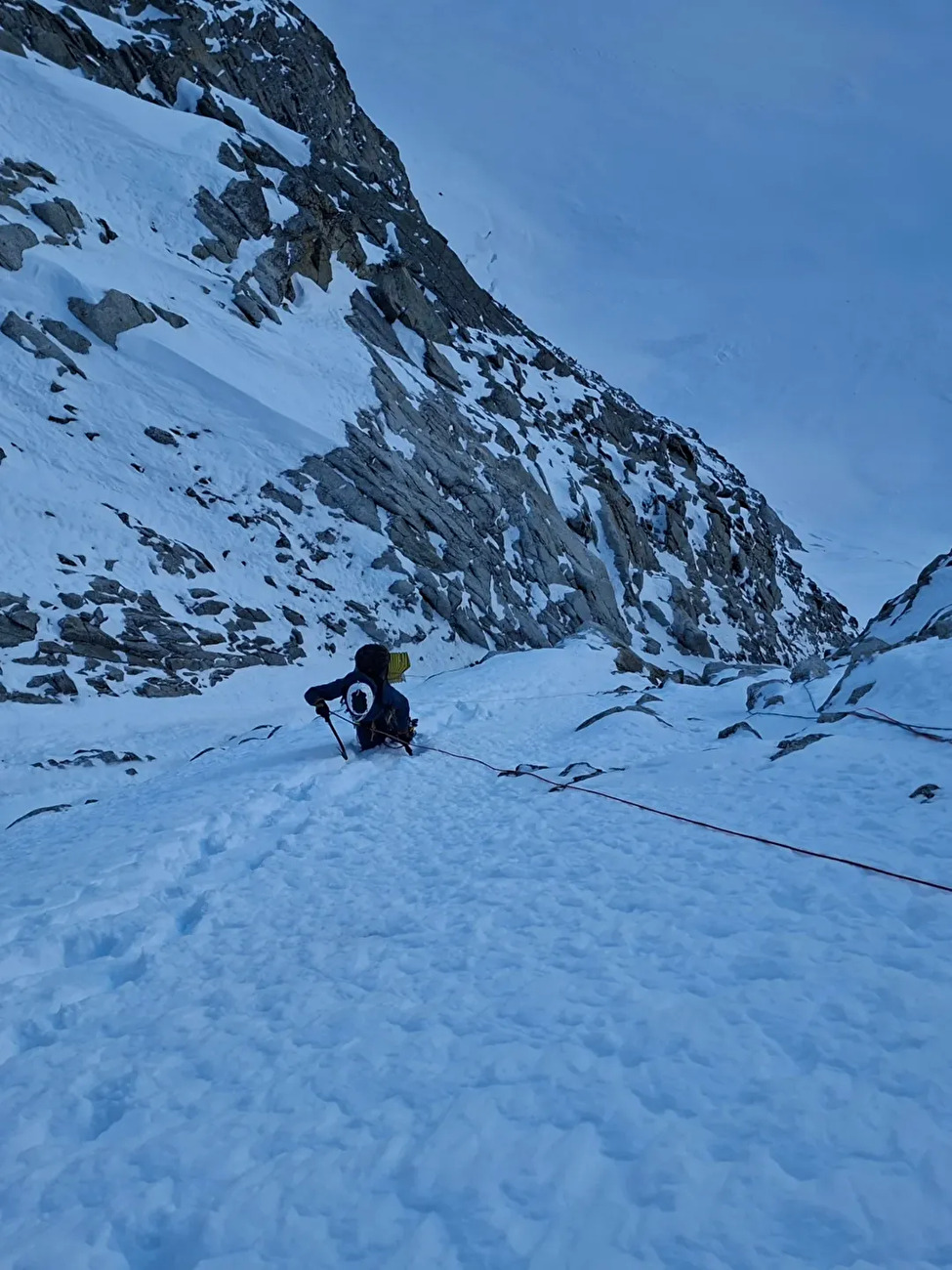 Aiguille de Triolet, Philippe Bruley, Amaury Fouillade, Olivier Koll