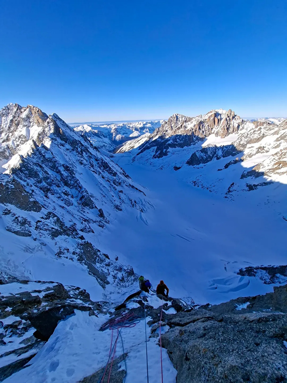 Aiguille de Triolet, Philippe Bruley, Amaury Fouillade, Olivier Koll