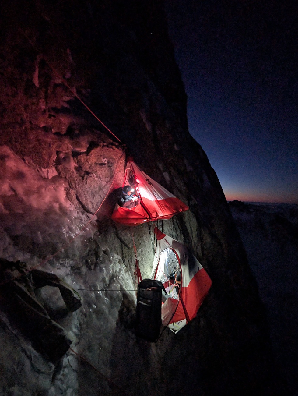 Grandes Jorasses Point Whymper, Léo Billon, Amaury Fouillade, Nicolas Jean, Enzo Oddo