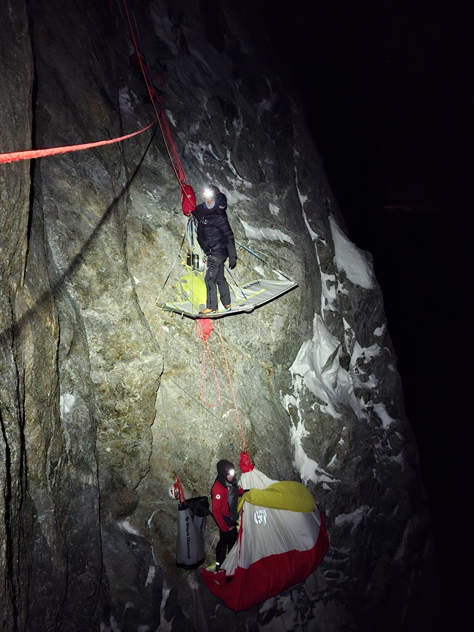 Grandes Jorasses Punta Whymper, Léo Billon, Amaury Fouillade, Nicolas Jean, Enzo Oddo