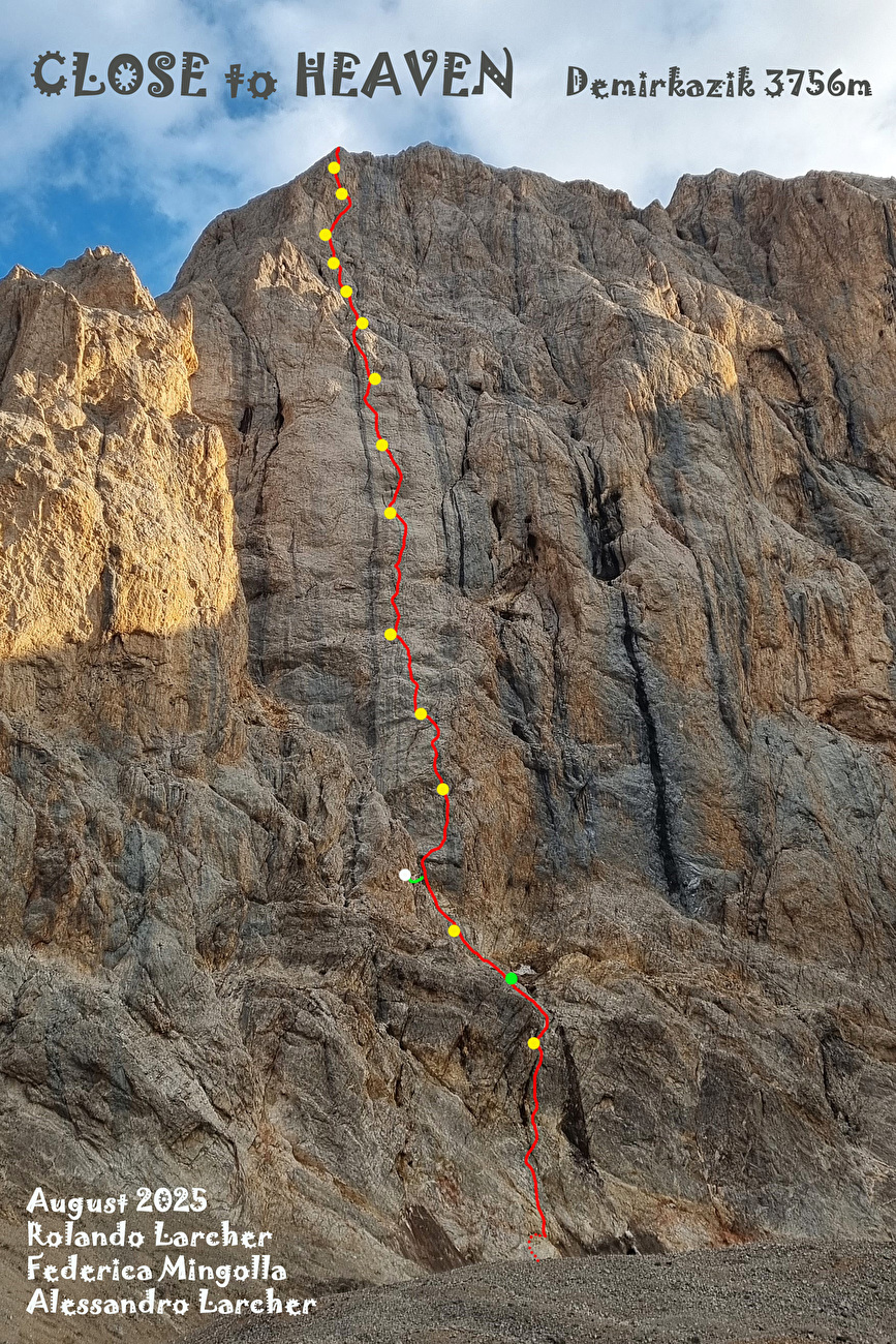 Demirkazik, Turkey, Rolando Larcher, Alessandro Larcher, Federica Mingolla