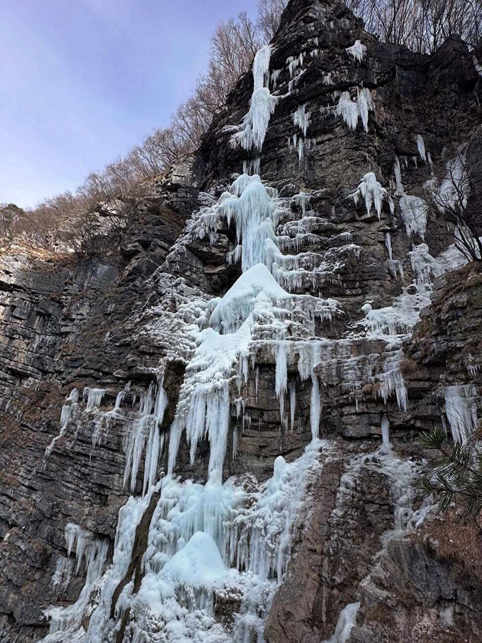 Cascata San Antonio, Altopiano della Vigolana, Alesandro Beber, Federico Monegatti