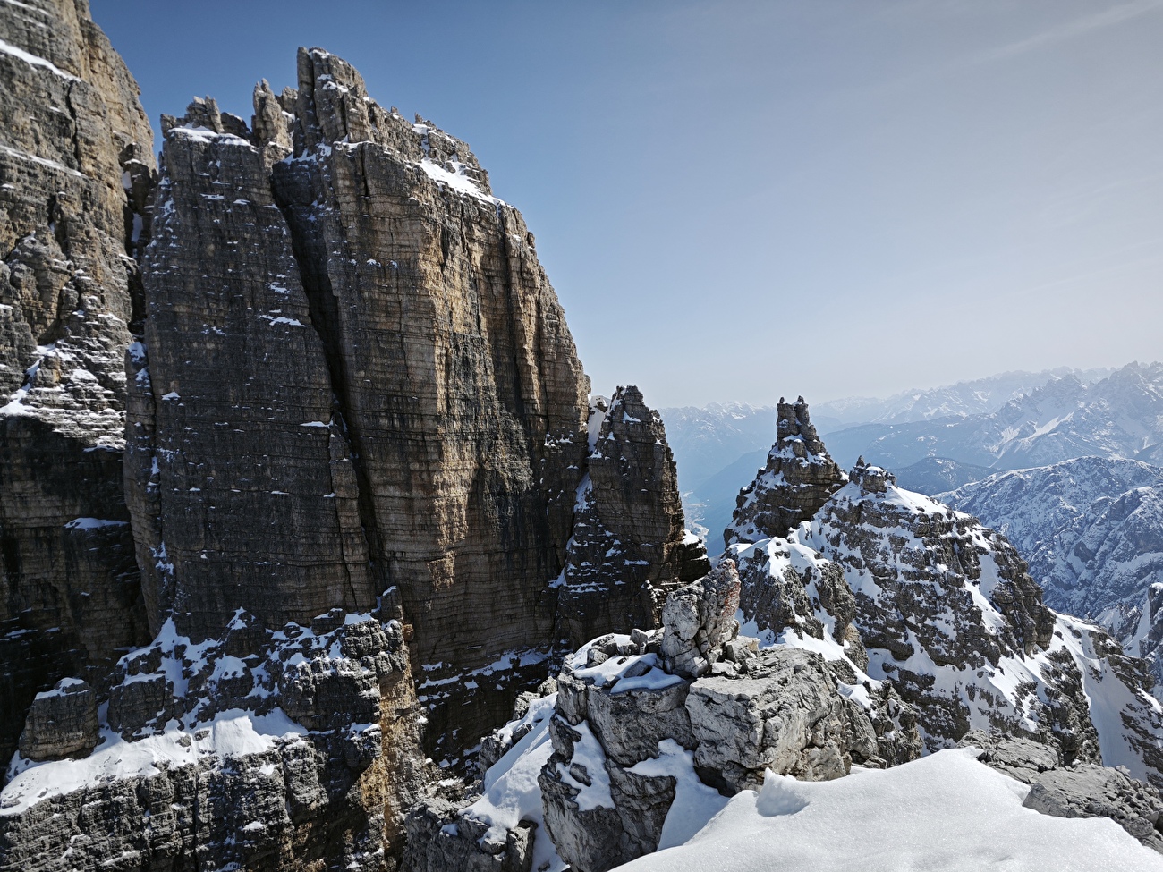 Tre Cime Skyline Integral Winter Traverse, Alessandro Baù, Mirco Grasso