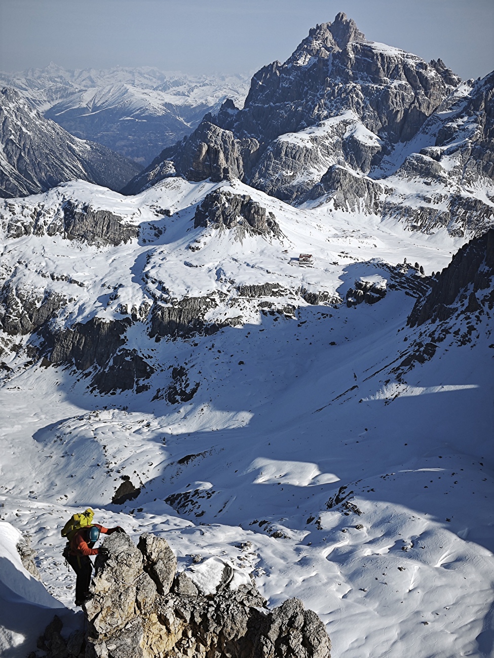 Tre Cime Skyline Integral Winter Traverse, Alessandro Baù, Mirco Grasso
