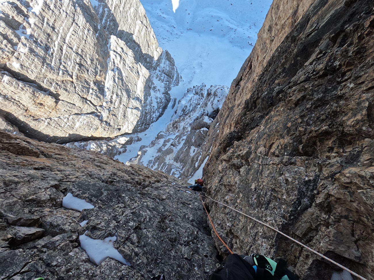 Tre Cime Skyline Integral Winter Traverse, Alessandro Baù, Mirco Grasso