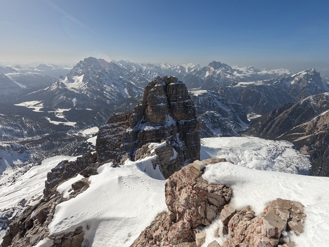 Tre Cime Skyline Integral Winter Traverse, Alessandro Baù, Mirco Grasso