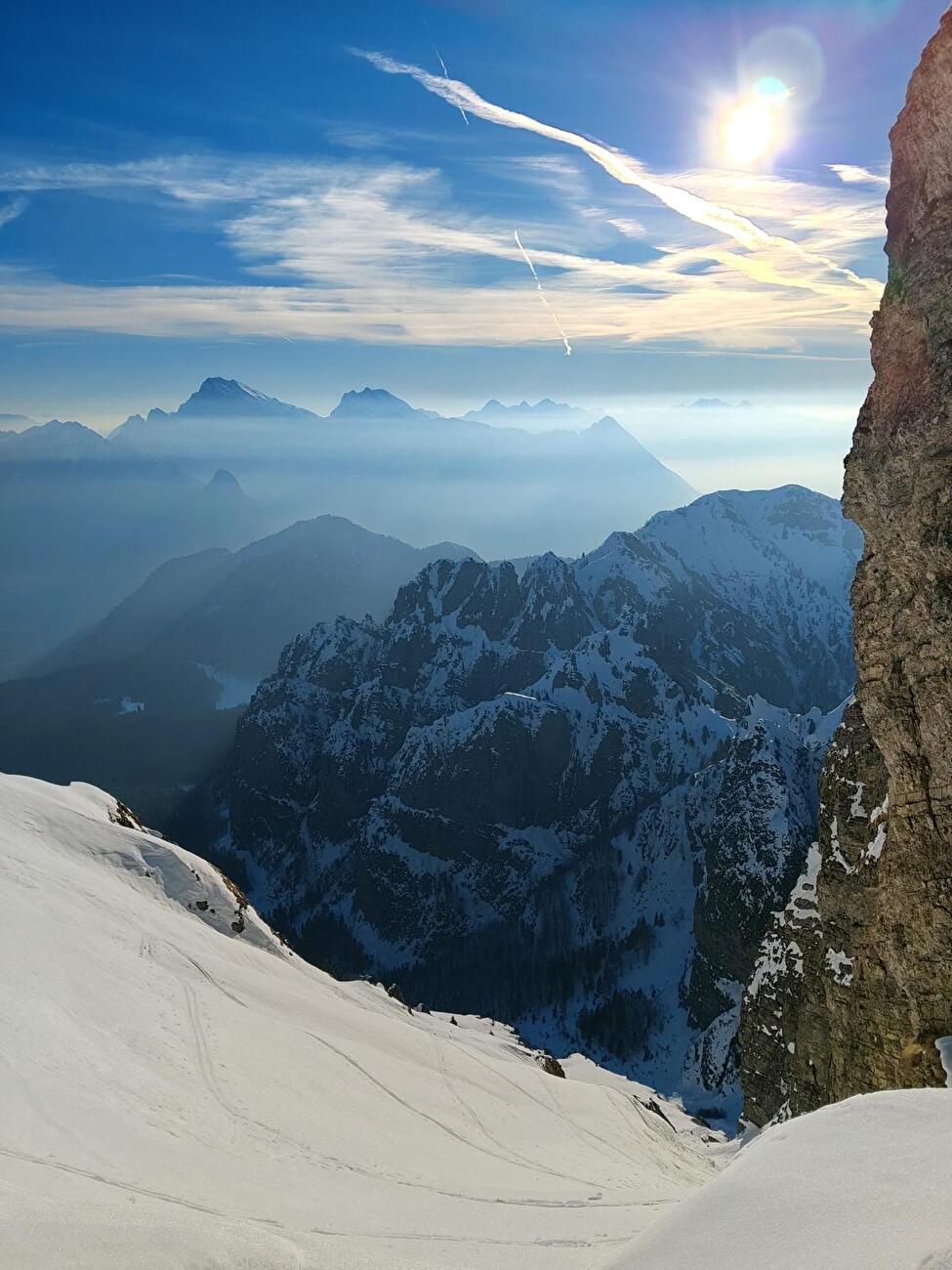 Schiara ski mountaineering, Belluno Dolomites