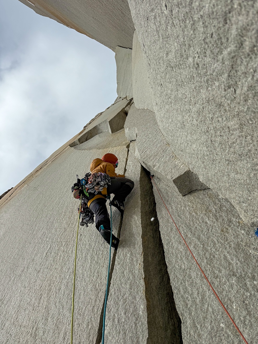 South African route, Central Tower of Paine, Torres del Paine, Patagonia, Julia Cassou, Amelie Kühne, Belen Prados, Caro North