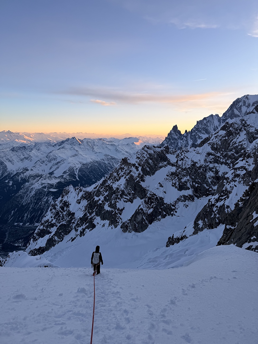 Jorassique Pâques, Grandes Jorasses, Monte Bianco, Pierre Girot, Kilian Moni, Hugo Peruzzo, Arthur Poindefert