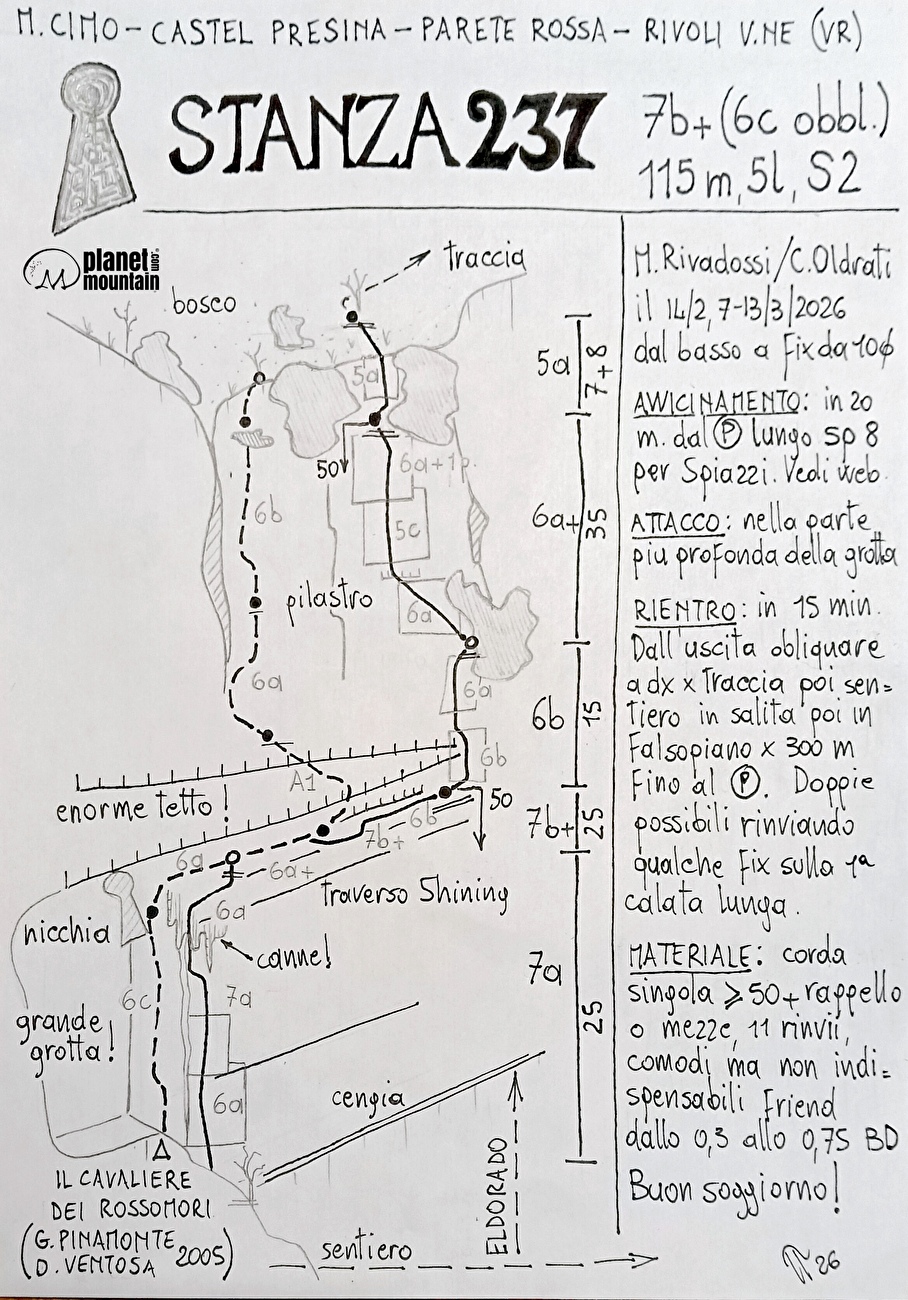 Stanza 237, Castel Presina, Val d’Adige, Cristina Oldrati, Matteo Rivadossi