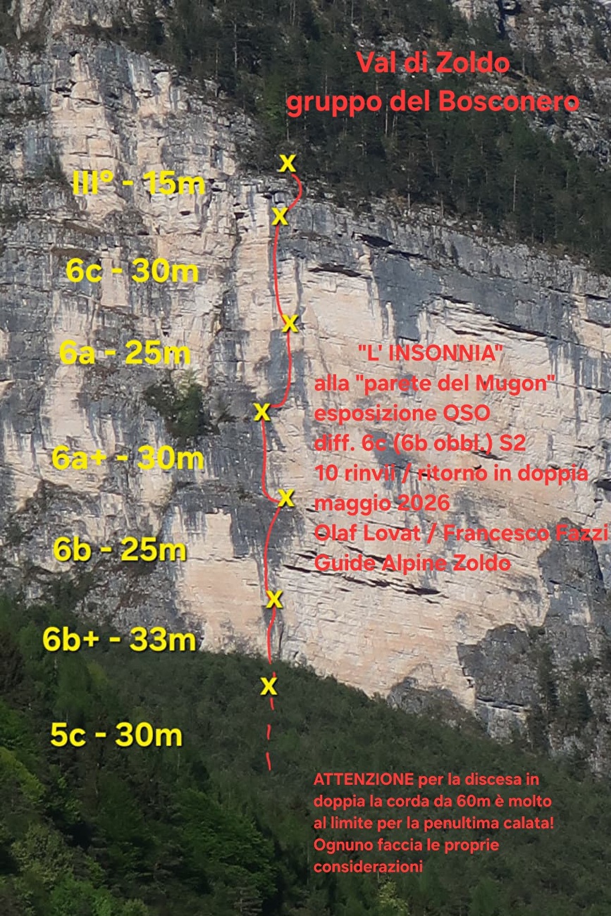 Bosconero, Val di Zoldo, Dolomites, Francesco Fazzi, Olaf Lovat