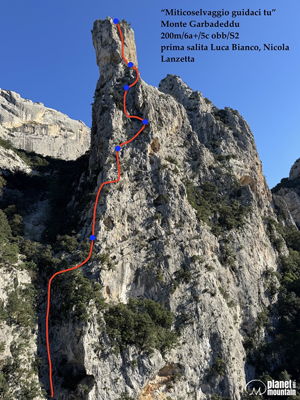 Mitico Selvaggio guidaci tu, Monte Garbadeddu, Sardegna