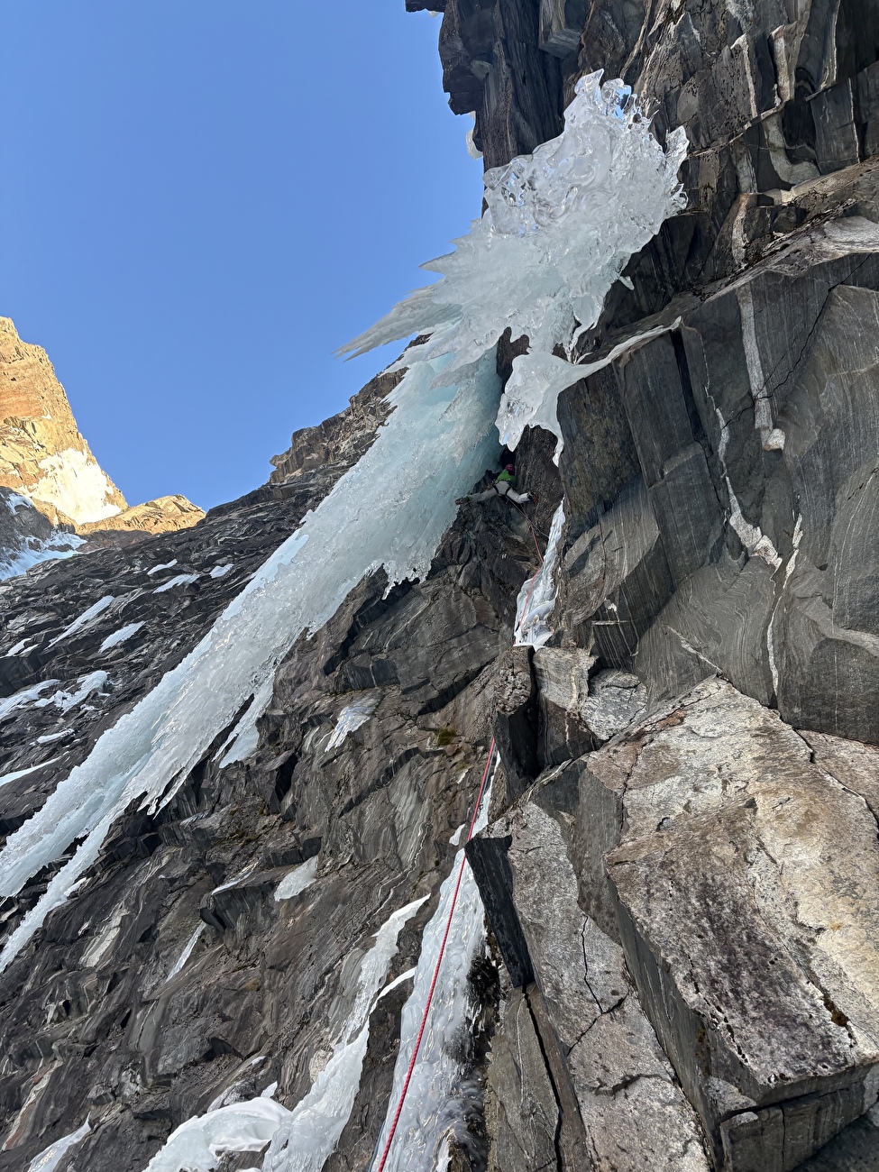 Norway ice climbing, Ines Papert