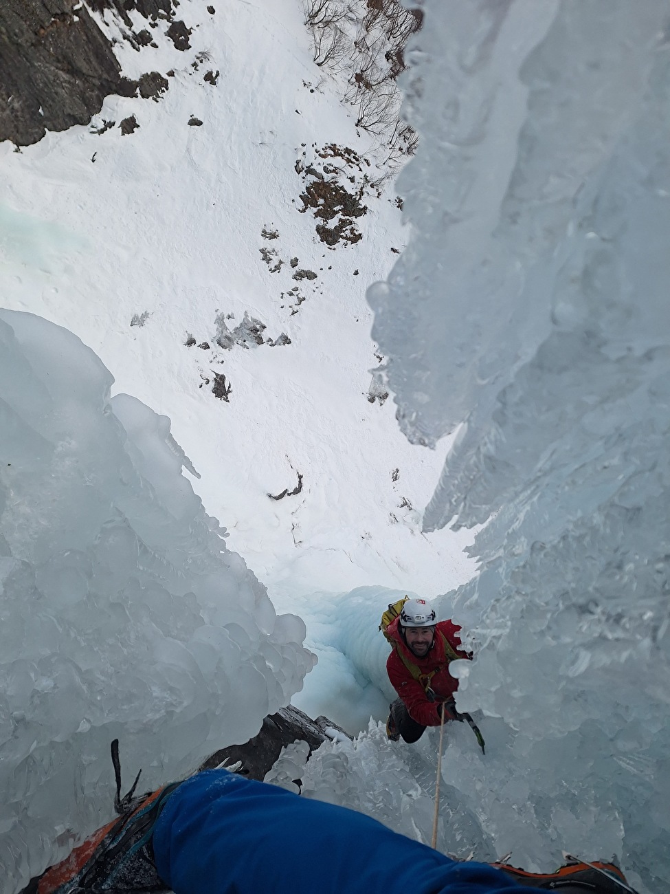 Norway ice climbing, Ines Papert