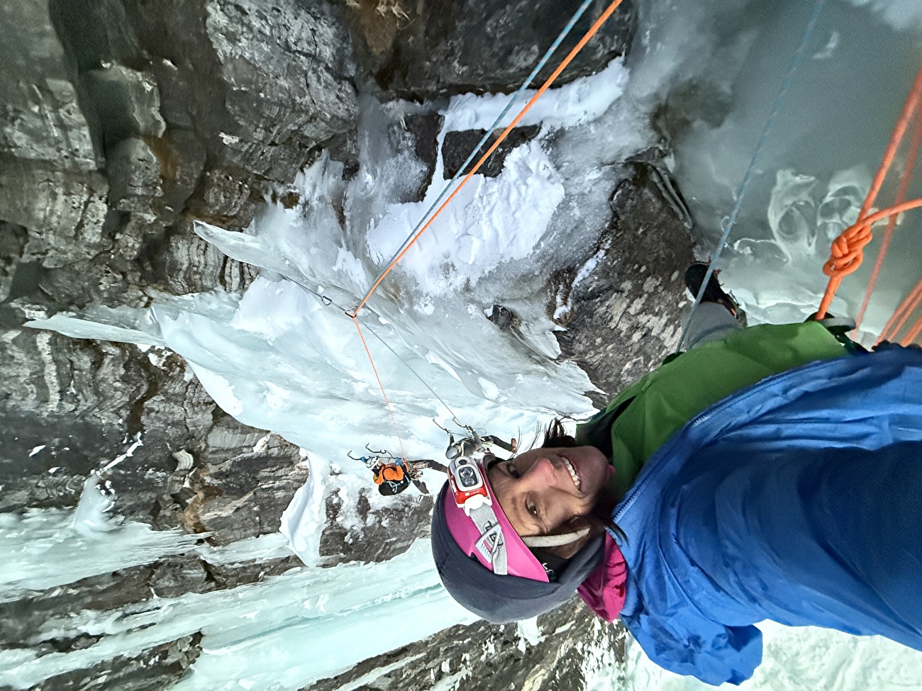 Norway ice climbing, Ines Papert