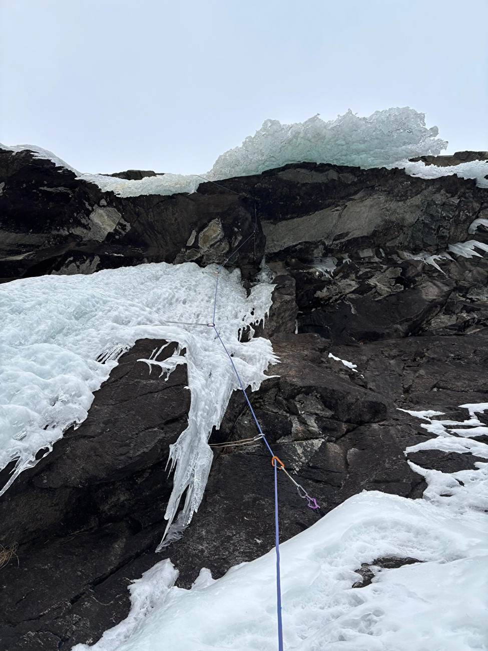Norway ice climbing, Ines Papert