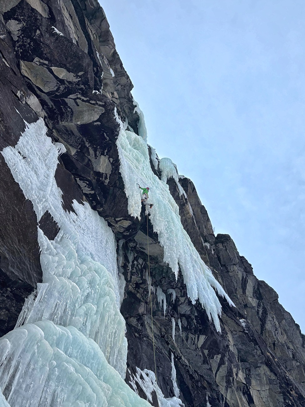 Norway ice climbing, Ines Papert