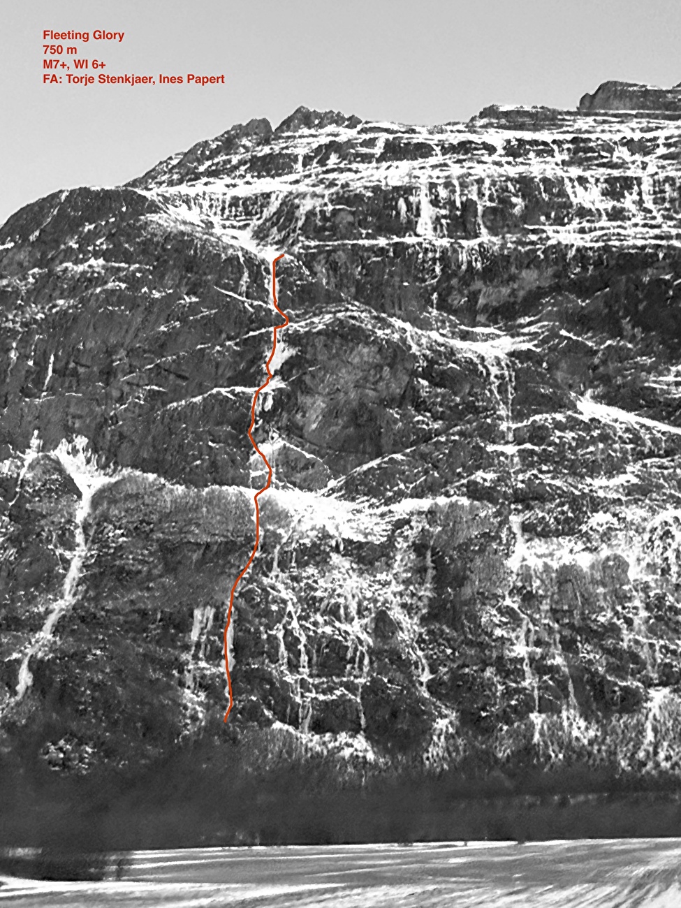 Norway ice climbing, Ines Papert