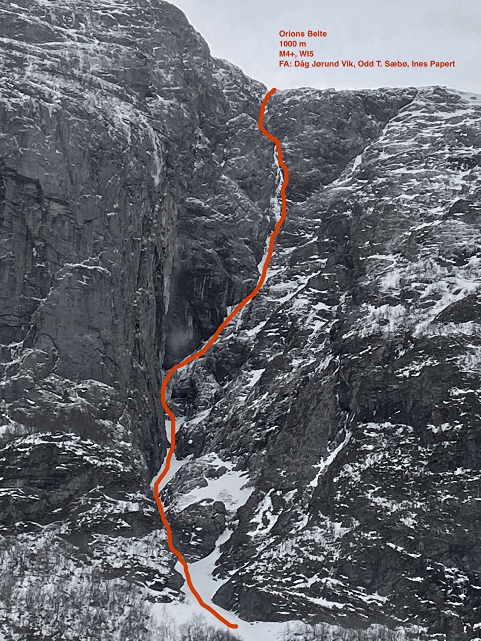 Norway ice climbing, Ines Papert