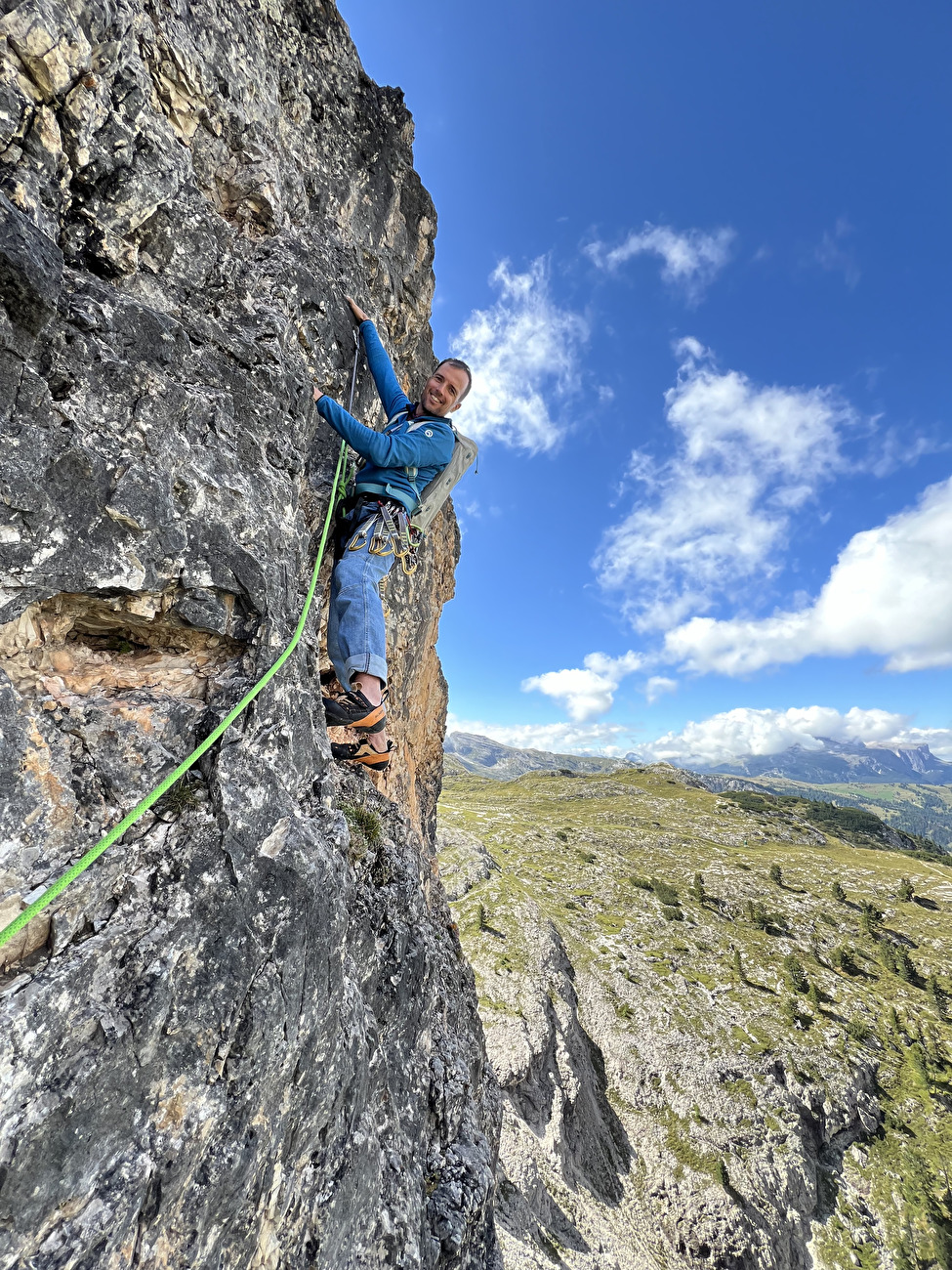 Via Helga, Col Bocia, Dolomites