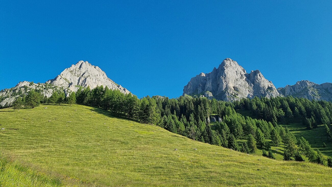 E la vita scorre! Cima Uomo, Brenta Dolomites, Luca Giupponi, Rolando Larcher