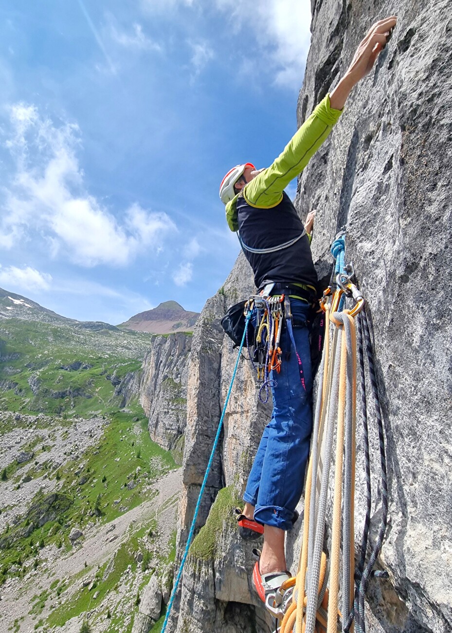 E la vita scorre! Cima Uomo, Dolomiti di Brenta, Luca Giupponi, Rolando Larcher