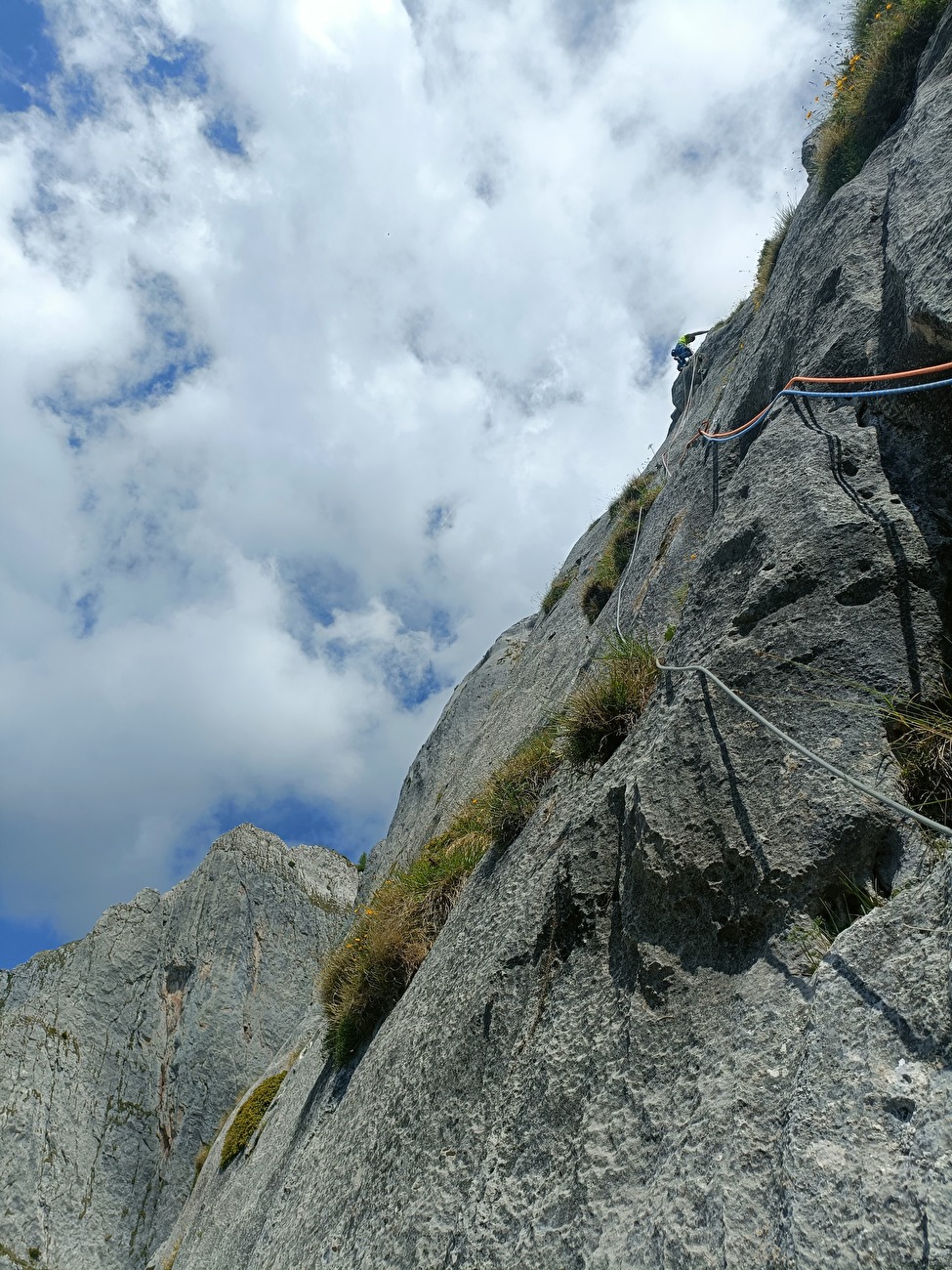 E la vita scorre! Cima Uomo, Dolomiti di Brenta, Luca Giupponi, Rolando Larcher