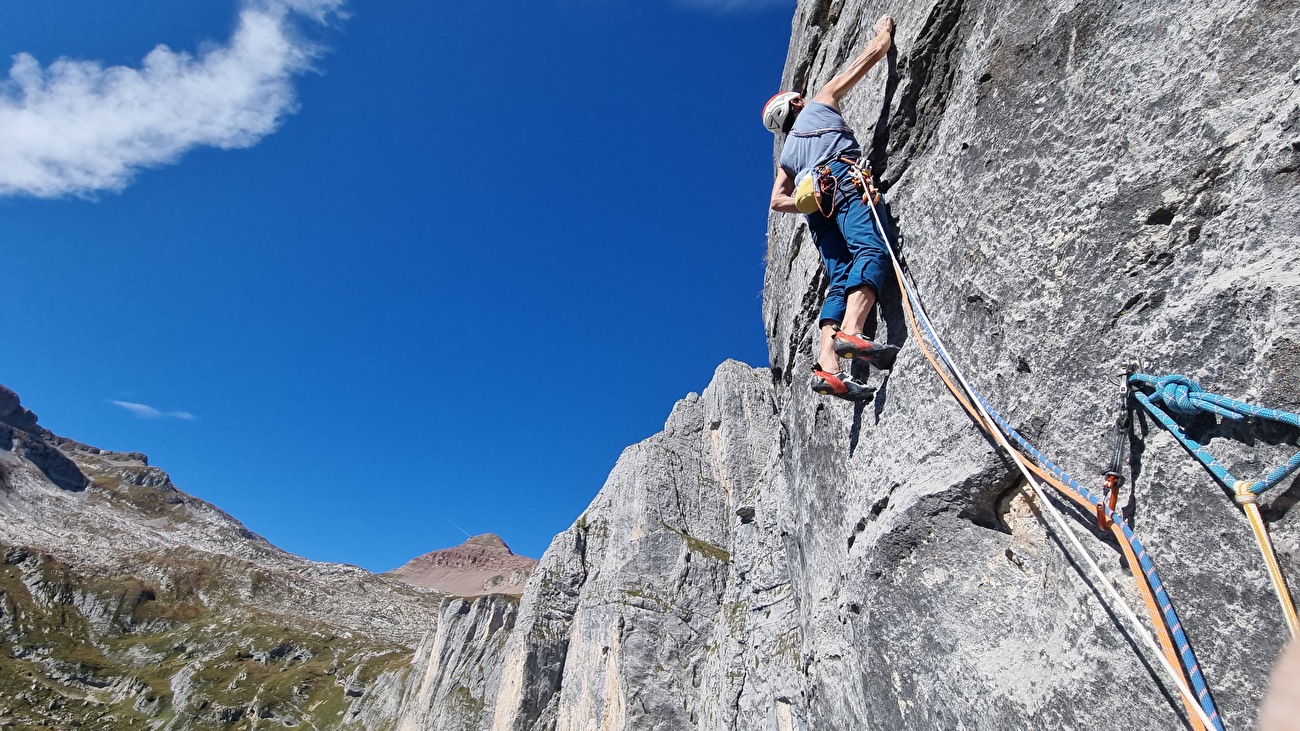 E la vita scorre! Cima Uomo, Dolomiti di Brenta, Luca Giupponi, Rolando Larcher