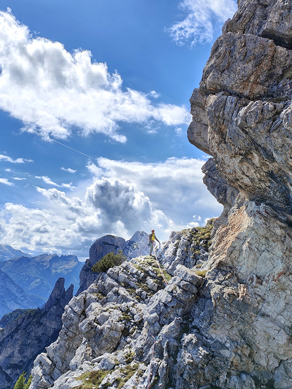 Nuovi Orizzonti, Moiazza, Dolomites, Roberto Calabretto, Pierangelo Verri