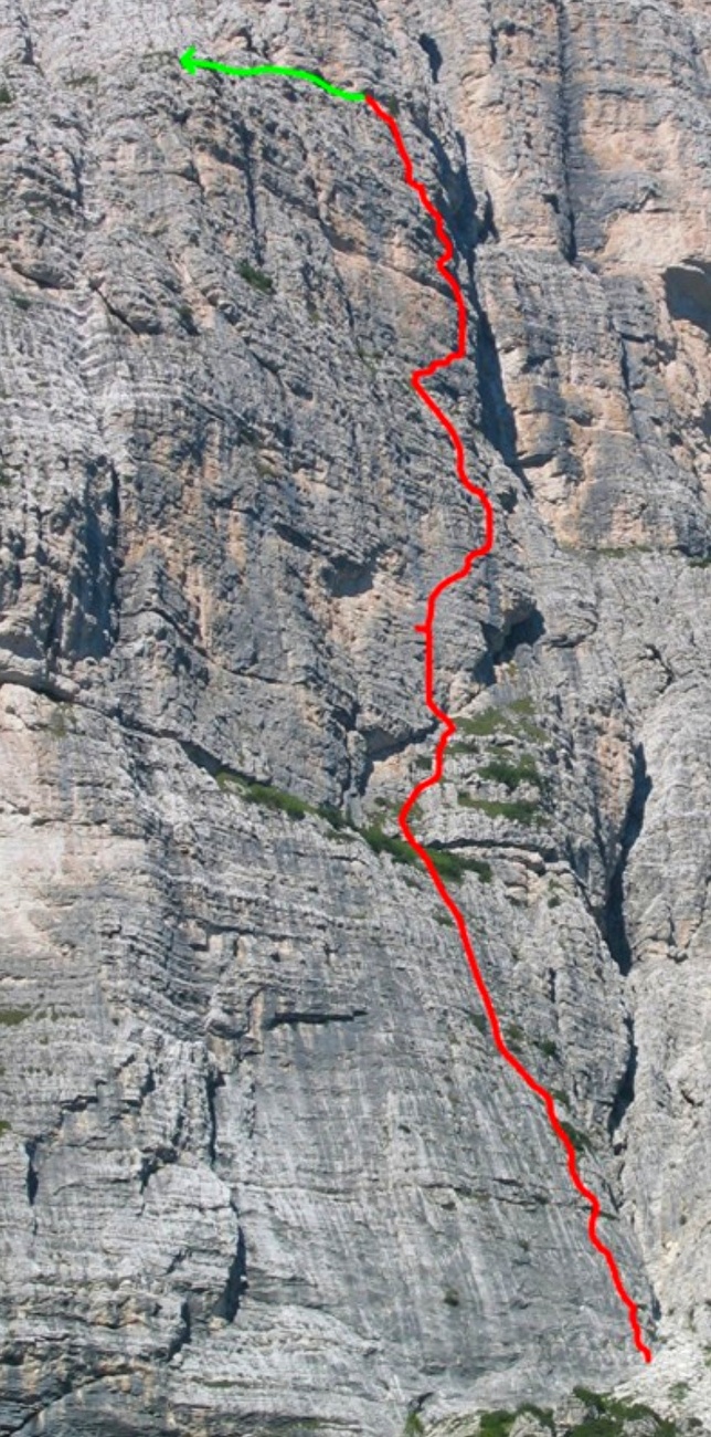 Nuovi Orizzonti, Moiazza, Dolomites, Roberto Calabretto, Pierangelo Verri