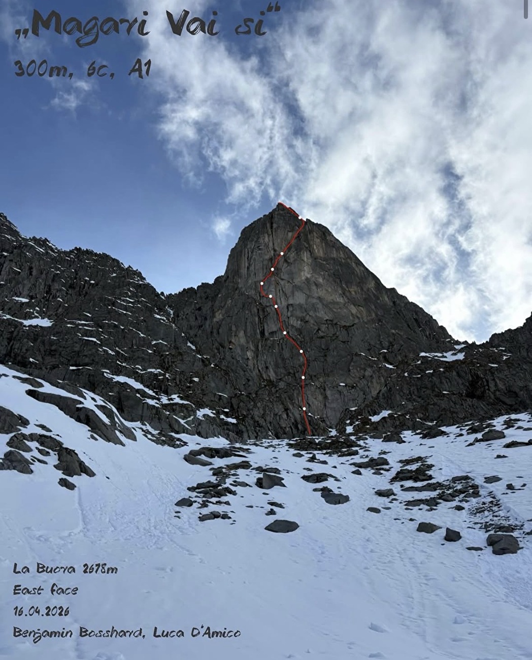 Piz La Buora, Benjamin Bosshard, Luca D'Amico