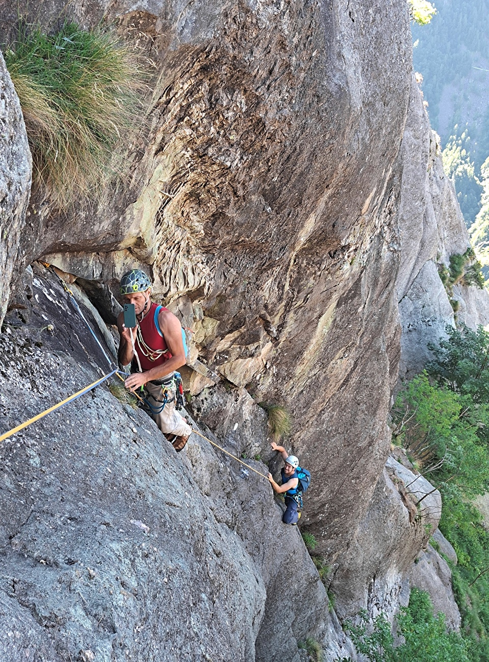 Pinnacolo di Maslana, Valbondione, Cristina Oldrati, Matteo Rivadossi