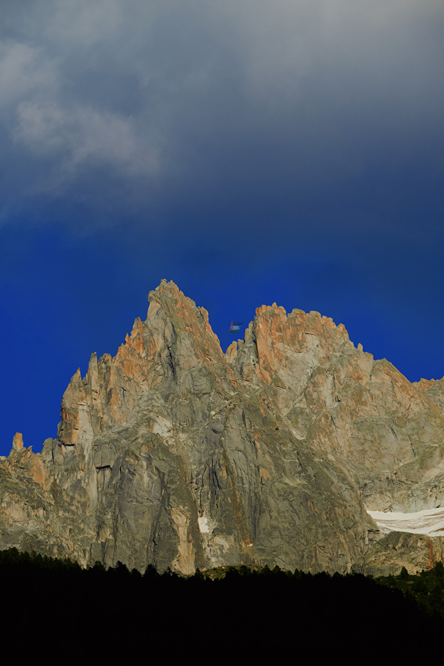 Bandiera della Palestina Chamonix